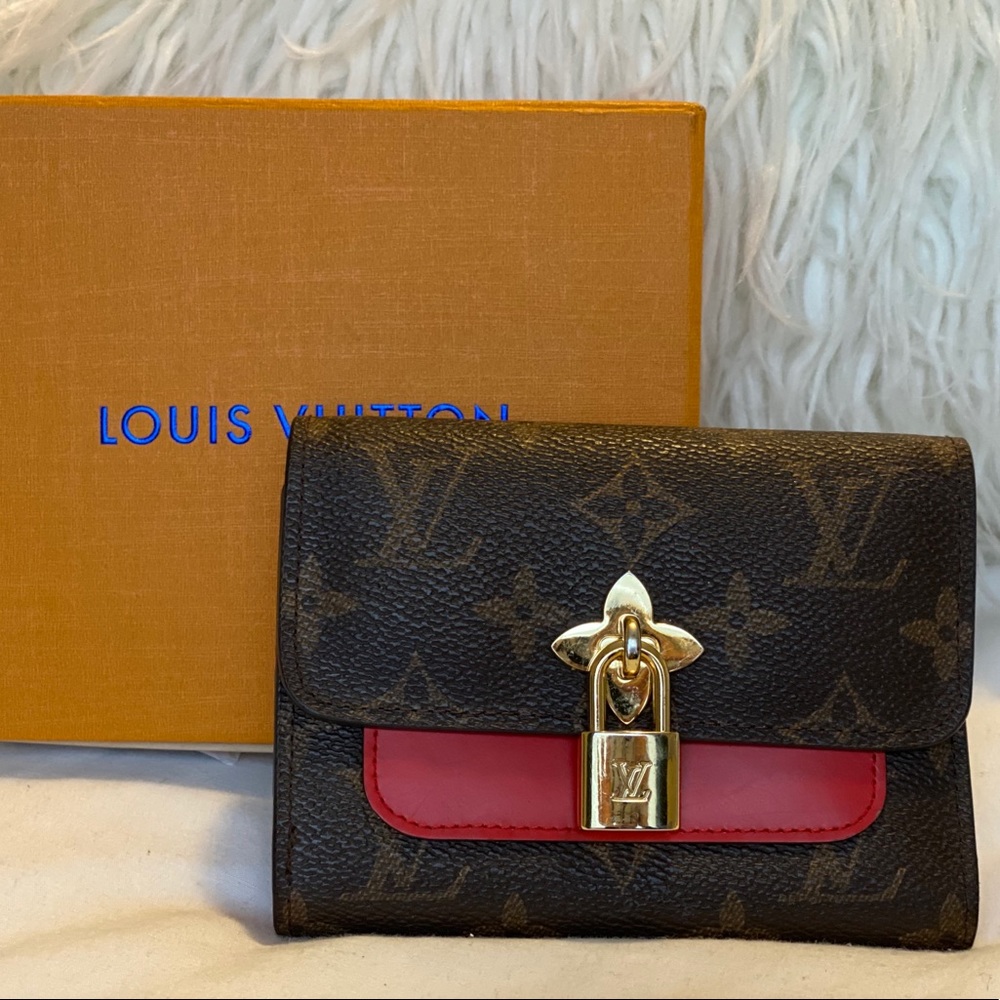 Louis Vuitton monogram flower compact wallet